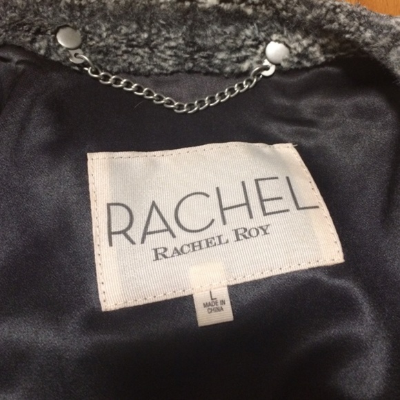 Rachel Roy | Faux Fur Asymetrical Zip-Front Vest - Picture 4 of 7